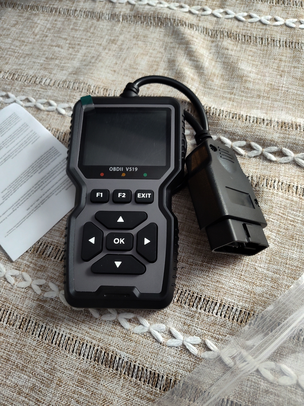 OBDII V519 Diagnostic Code Reader - Black - Picture 11 of 11